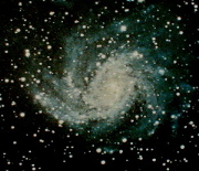 Una Galassia a spirale come dovrebbe apparire ad un osservatore esterno la Via Lattea